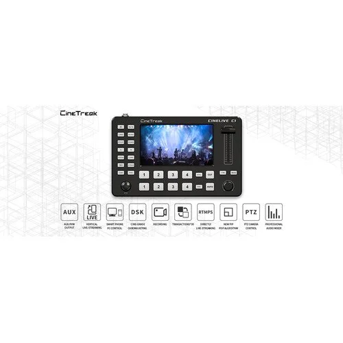 Cinetreak Cinelive Cl-C1 Compact 4-Channel Hdmi Streaming Video Switcher With 5" Display - Image 4