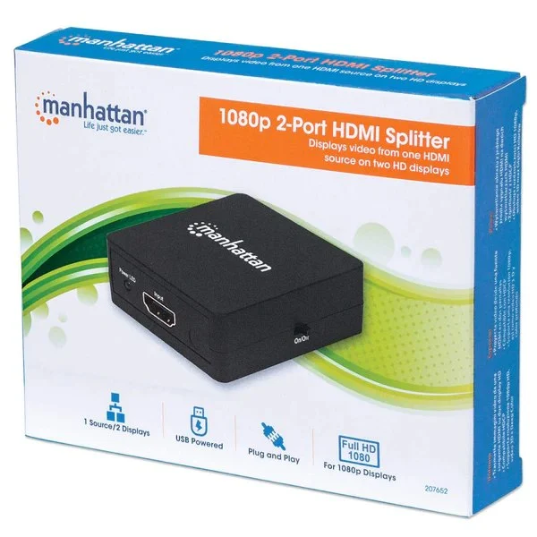 1080p 2-Port HDMI Splitter