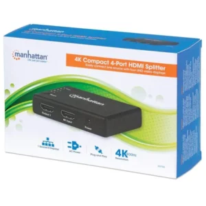 4K Compact 4-Port HDMI Splitter