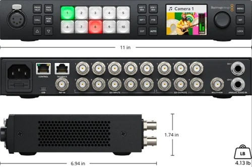 Blackmagic Atem Television Studio Constellation HD 1 M/E Video Switcher (SWATEMSCN2/1ME1/HD) - Image 2