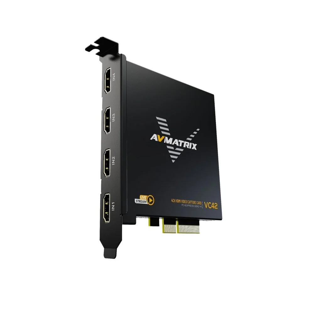 AVMATRIX VC42 1080p HDMI PCIe 4-Channel Capture Card - Image 2