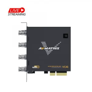 AVMATRIX VC41 1080p 3G-SDI PCIe 4-Channel Capture Card