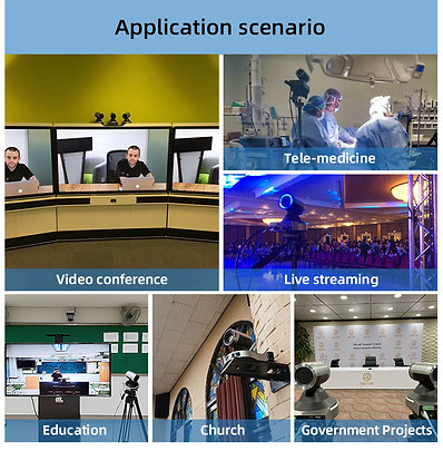 VIDEOCAST 20X HD with SDI, HDMI, USB, and IP Output, Best PTZ Camera (VC100) - Image 3