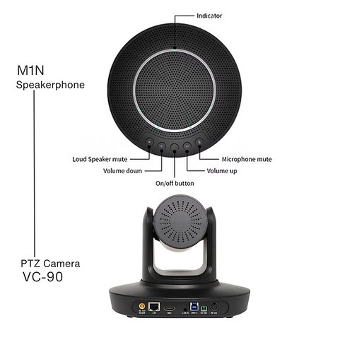 Videocast Smart Video Conferencing System with PTZ Camera and Speakerphone - Image 2
