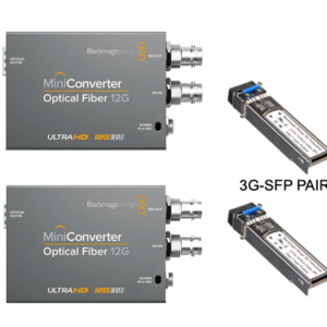 Black magic Mini converter Optical Fiber 12G & SFP Pair
