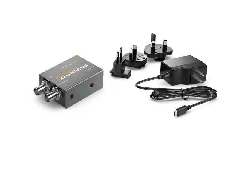 Blackmagic Design Micro Converter SDI to HDMI 12G (with Power Supply) CONVCMIC/SH12G/WPSU